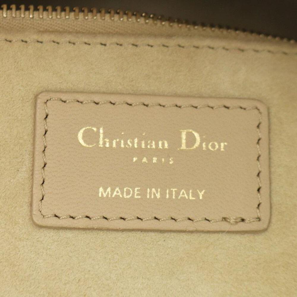 Christian Dior Lady Dior Quilted Leather Handbag Beige - Picture 3 of 5